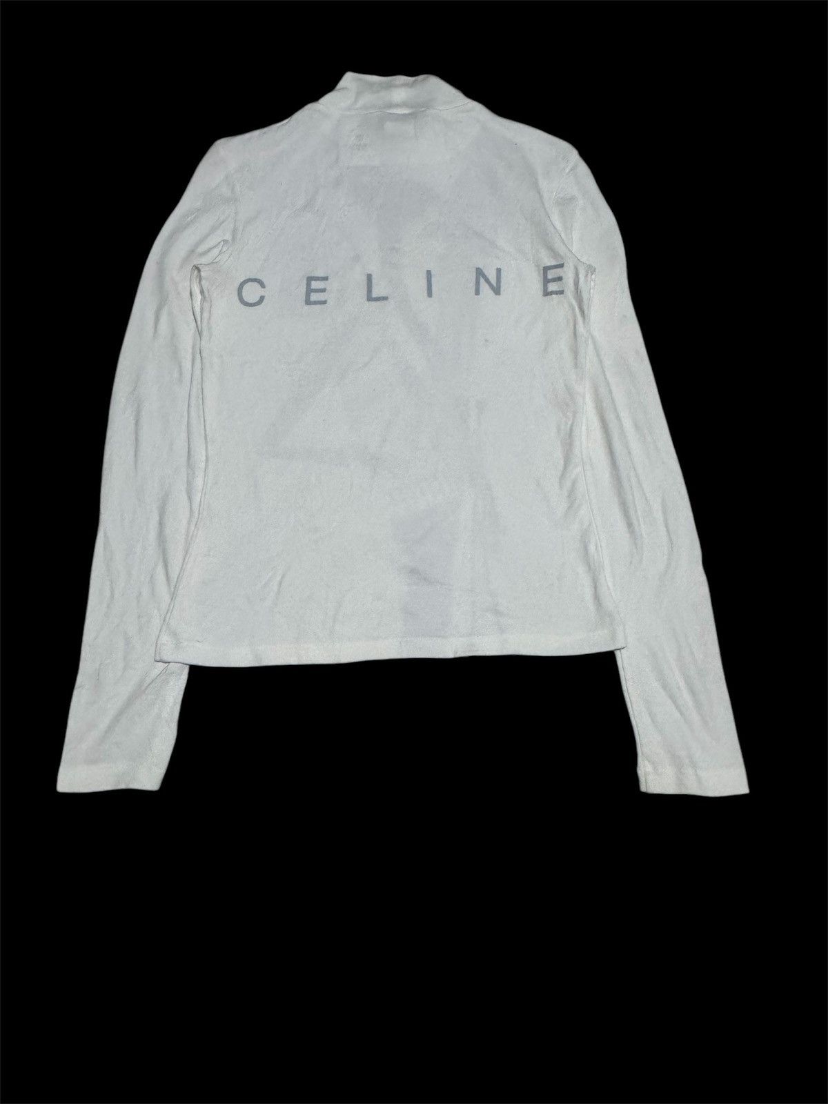 Celine Big Logo Women on Ski Printed Celine L/S Shirt Size S / US 4 / IT 40 - 3 Thumbnail