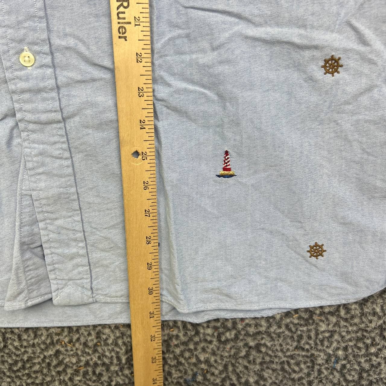 Ralph Lauren Ralph Lauren Button Down Men XXL Nautical Anchor Lighthouse Size US XXL / EU 58 / 5 - 5 Thumbnail