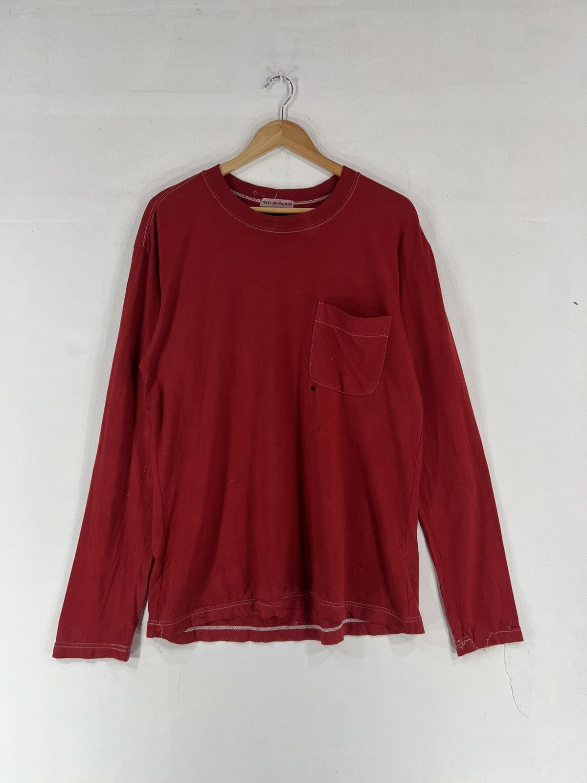 Issey Miyake Vintage Issey Miyake Longsleeves Tshirt Size US L / EU 52-54 / 3 - 1 Thumbnail