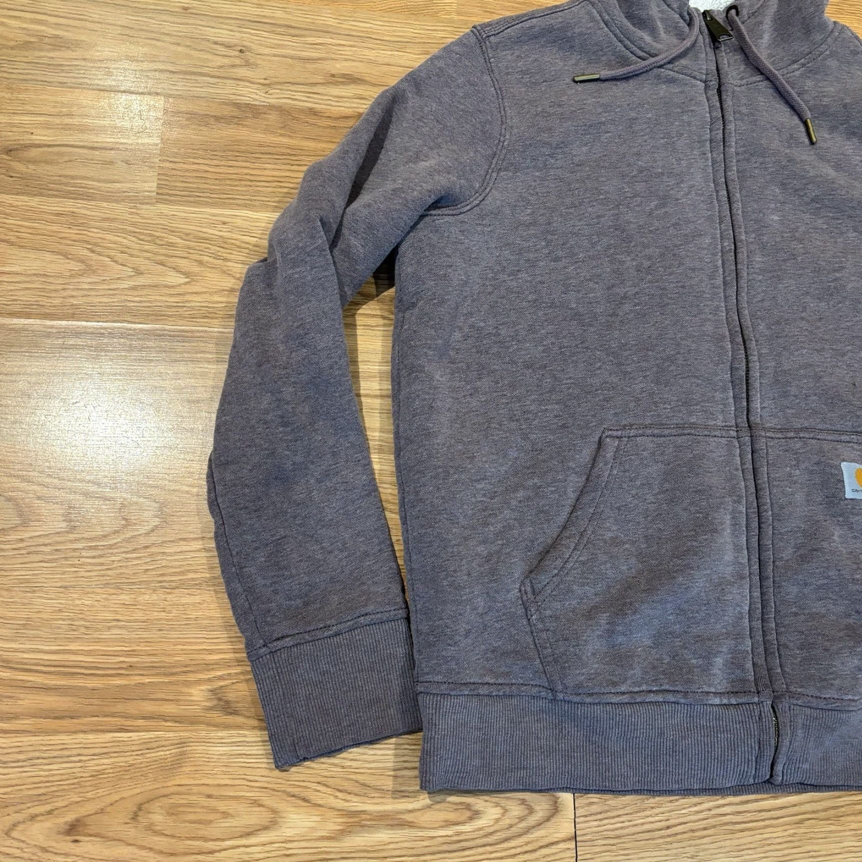 Carhartt Carhartt Hoodie Clarksburg Sweatshirt 102787 Blackberry Heather Size M Women's Logo Hooded Full Zip Size M / US 6-8 / IT 42-44 - 5 Thumbnail