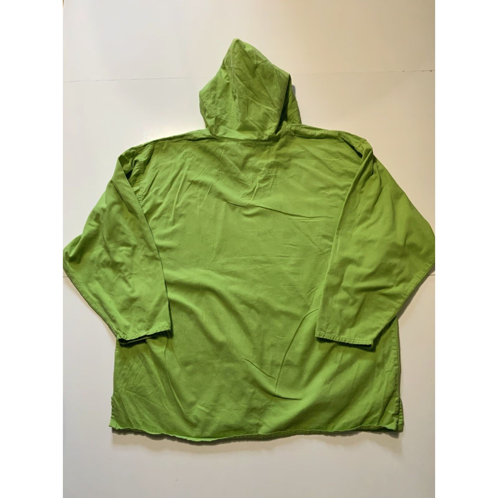 Vintage VINTAGE Cross Colours YA Dig Baja Poncho Green Hip Hop Pullover Hoodie Sz. 3 Mens 90s Staining Used Regular Size 3 Hoodie Size US S / EU 44-46 / 1 - 2 Thumbnail