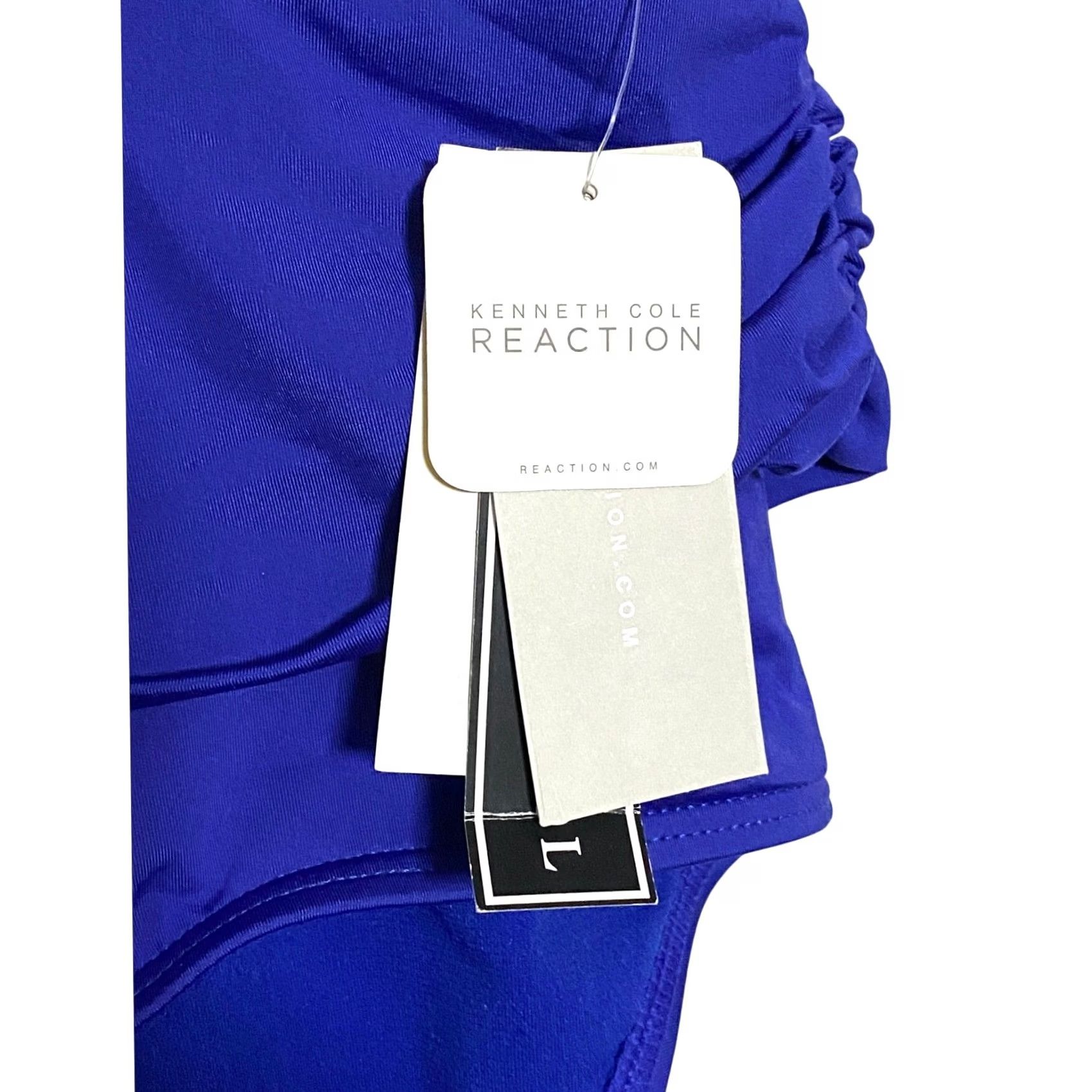 Kenneth Cole VINTAGE Kenneth Cole Tummy Control Blue Swim Bottoms Womens Plus 3X Vacation Resort NWT Size 40" / US 18 - 5 Thumbnail