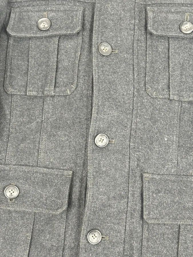 Dolce & Gabbana AW2010 Dolce & Gabbana Charcoal Wool Multi-Pocket Coat Size US M / EU 48-50 / 2 - 10 Thumbnail