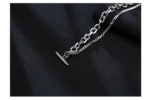 Jewelry 19cm Doube Chains Bracelets Size ONE SIZE - 4 Thumbnail