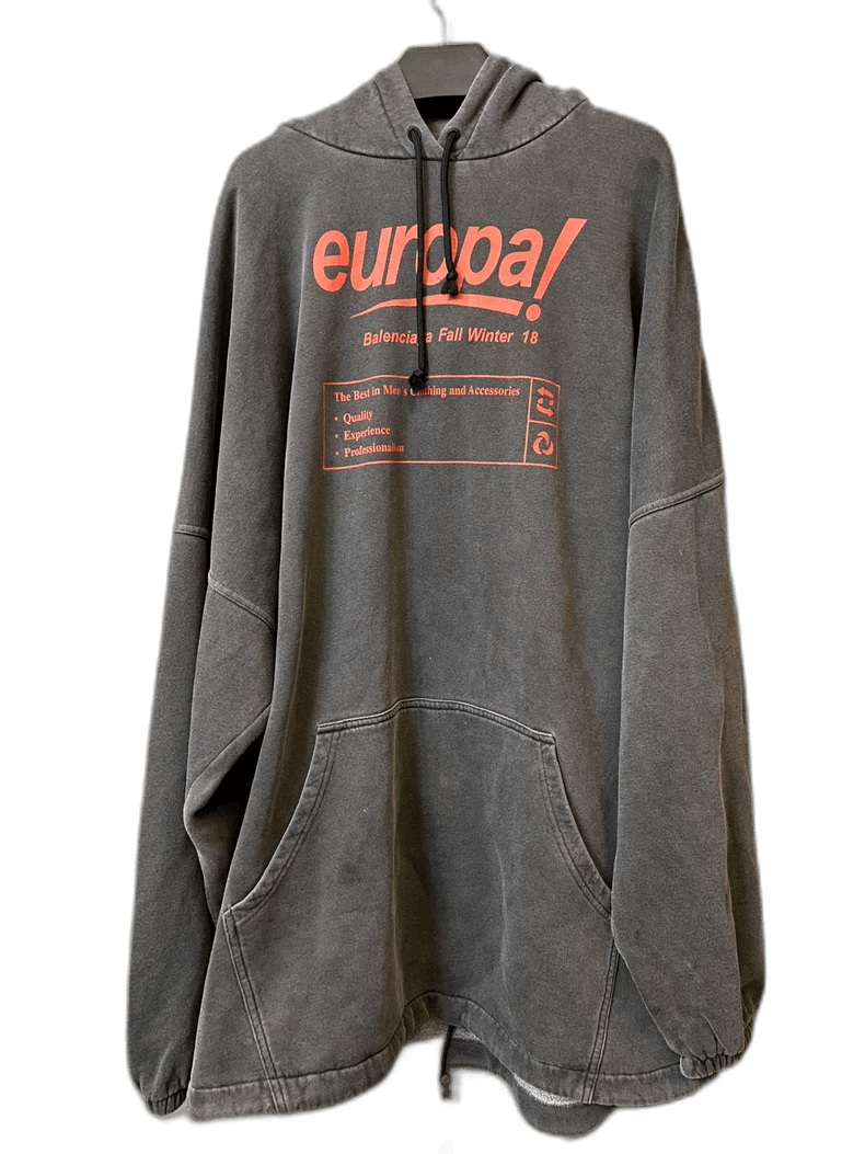 Balenciaga Balenciaga Hoodie with Red Print Size XS-2506 Size US XS / EU 42 / 0 - 1 Thumbnail