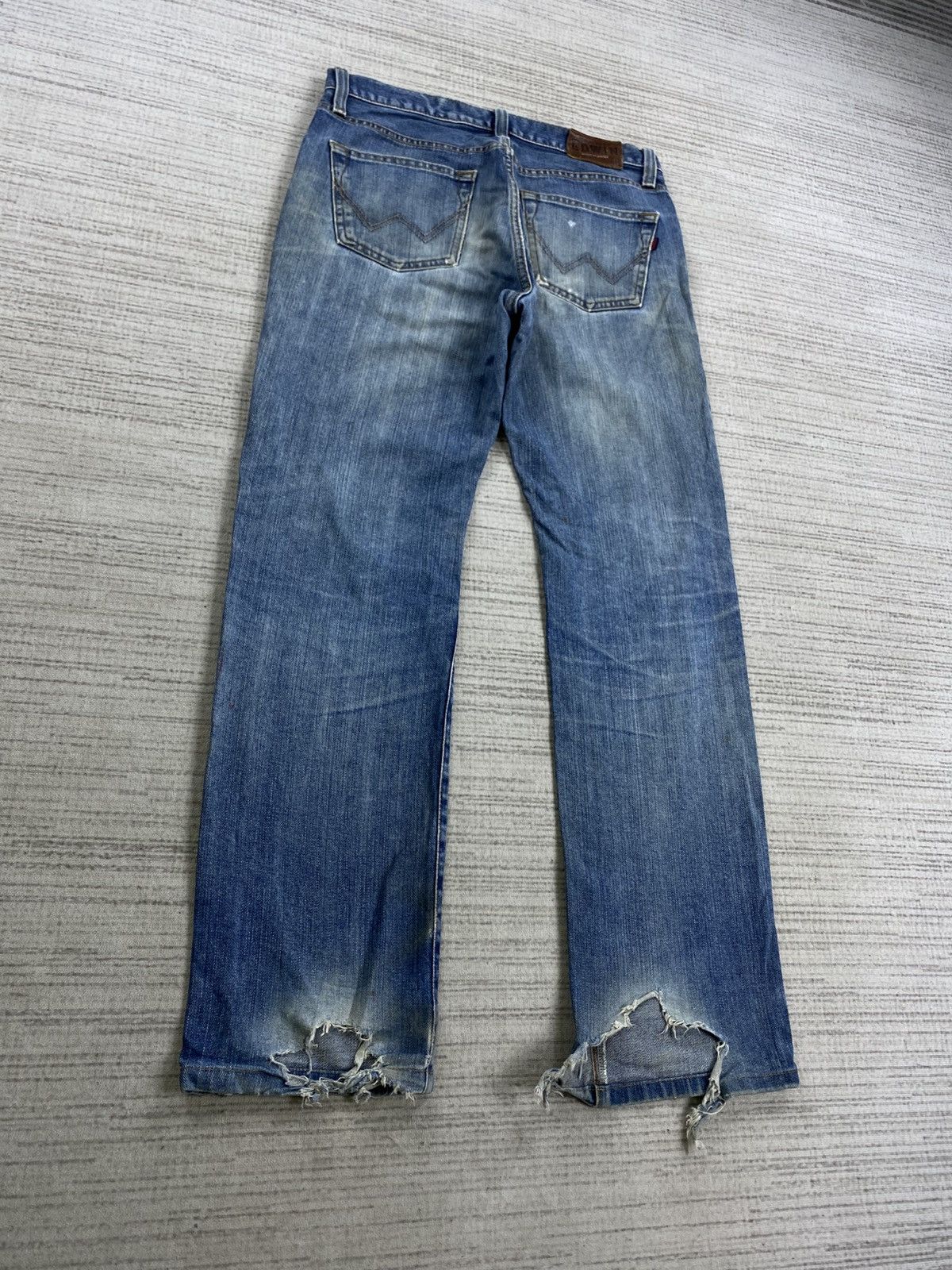 Edwin × Japanese Brand × Vintage Vintage Edwin 403 Japan Distressed Denim Jeans Size US 32 / EU 48 - 5 Thumbnail