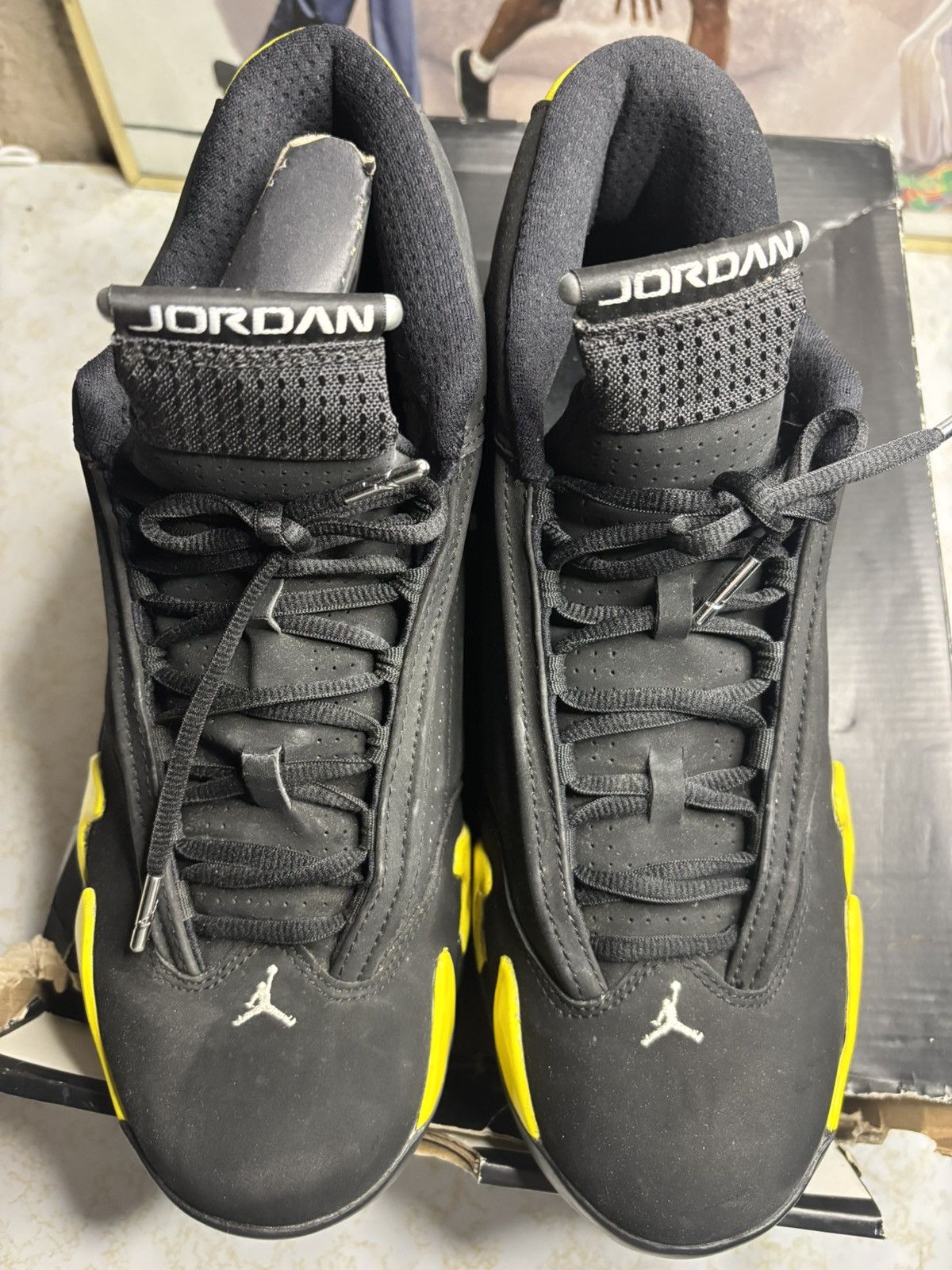 Jordan Brand Jordan Retro 14 ‘Thunder’ Size US 11.5 / EU 44-45 - 2 Thumbnail