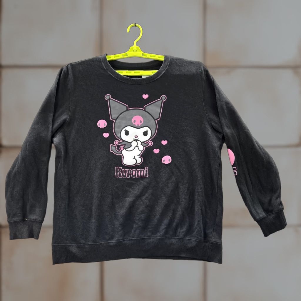 トップス 60's Vintage Sweat flocky print s-l400.jpg