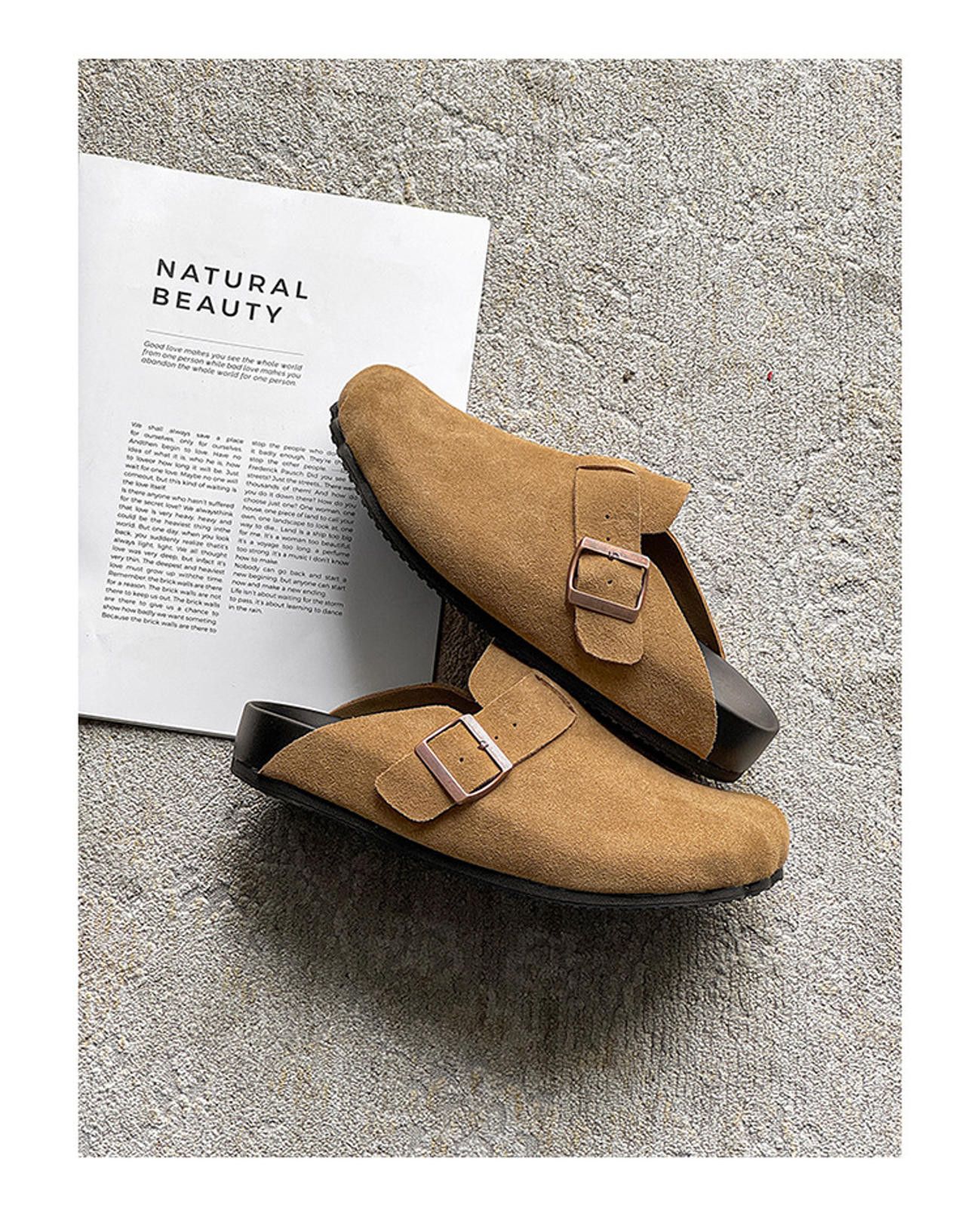 Other Stylish Unisex Suede Slip-On Clogs Size US 10 / EU 43 - 3 Thumbnail