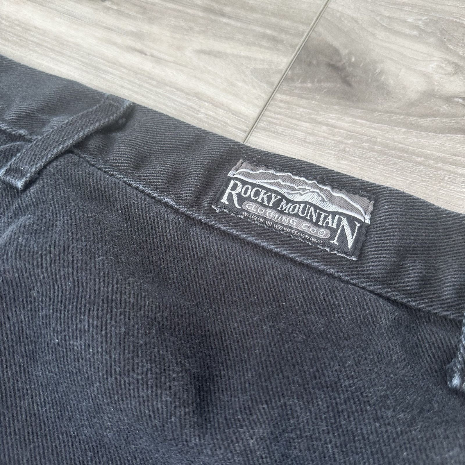 Vintage Rocky Mountain Vintage Jeans Women's 33x34 Black Bareback Size 33" - 10 Thumbnail