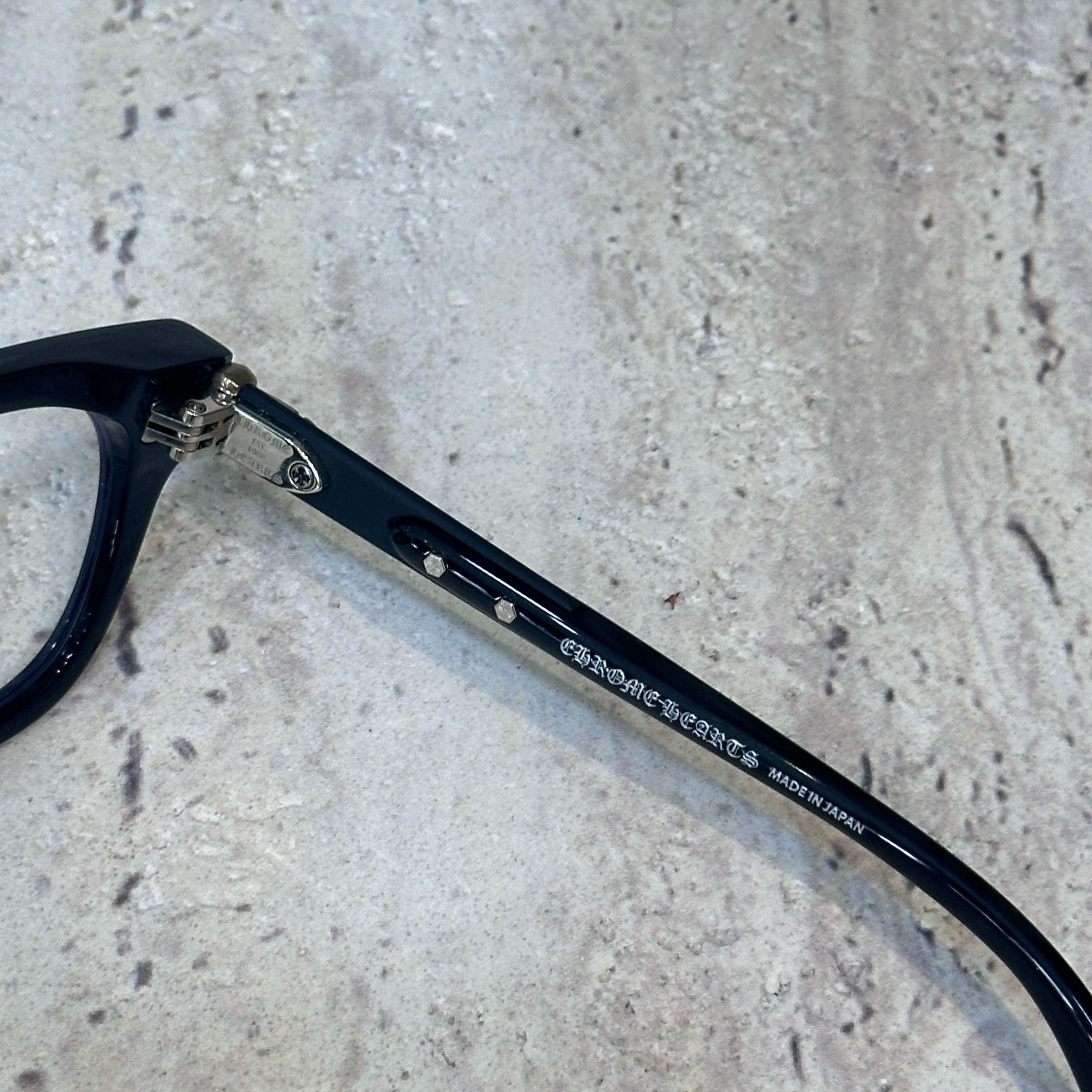 Chrome Hearts CHROME HEARTS BAGGINS BLACK PLASTIC Size ONE SIZE - 3 Thumbnail