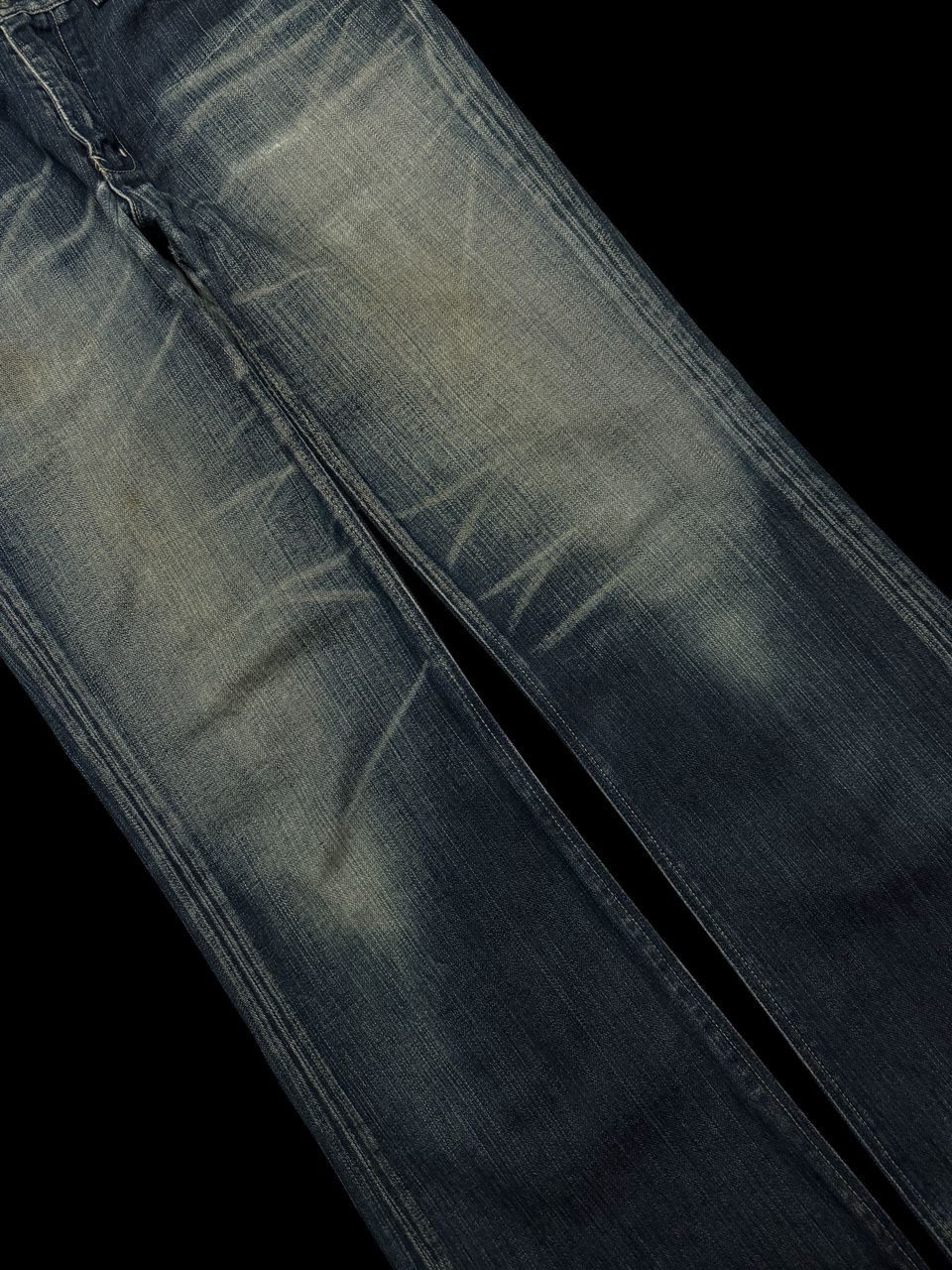 Acne Studios 💥Flare💥90’s Style Back Number Insane Rusty Mudwash Dark Jean Size US 34 / EU 50 - 7 Thumbnail