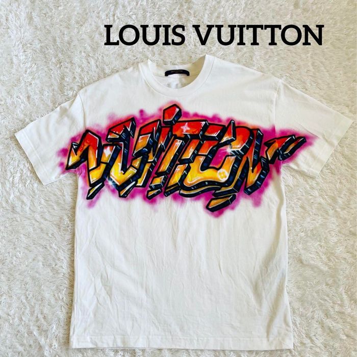 Louis Vuitton SS22 Graffiti Logo Tee