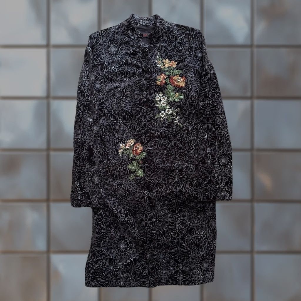 Johnny Was Johnny Was Jacket Floral Brown Long Embroidered Art Glam New York Small Size S / US 4 / IT 40 - 1 Thumbnail