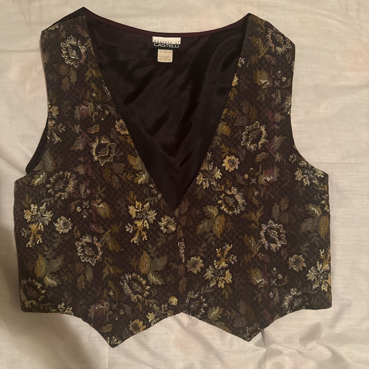 Other Roberta Di Castelli Black Vest Size XXL / US 16-18 / IT 52-54 - 1 Thumbnail