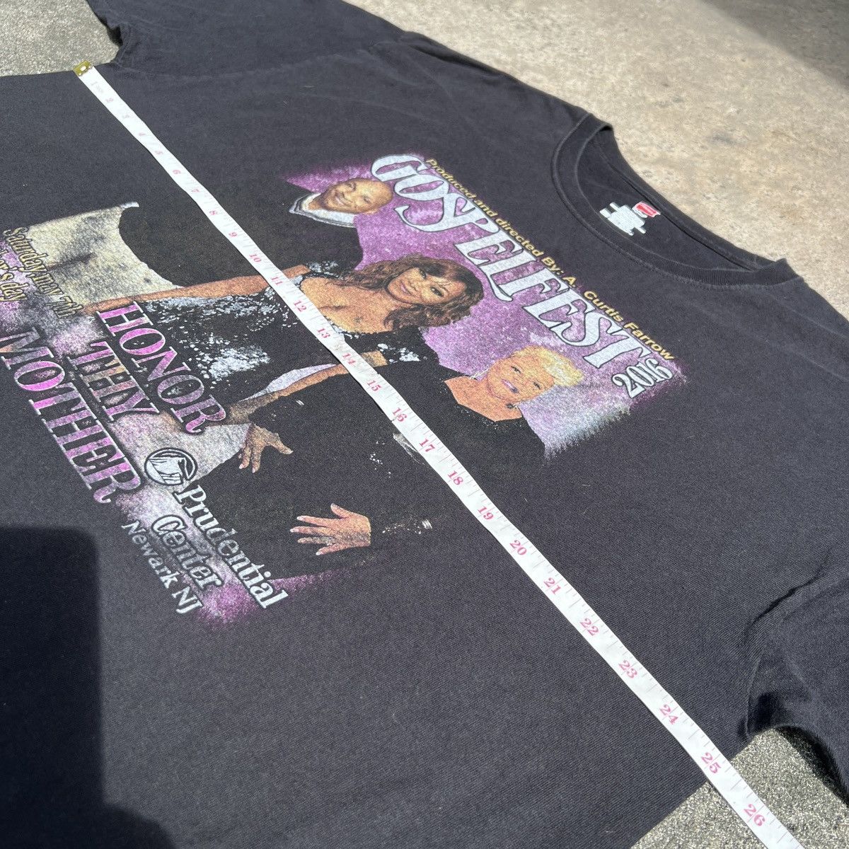 Rap Tees 2016 "Honor Thy Mother" Gospelfest Promo Tee 2XL Oversized Size US XXL / EU 58 / 5 - 7 Thumbnail