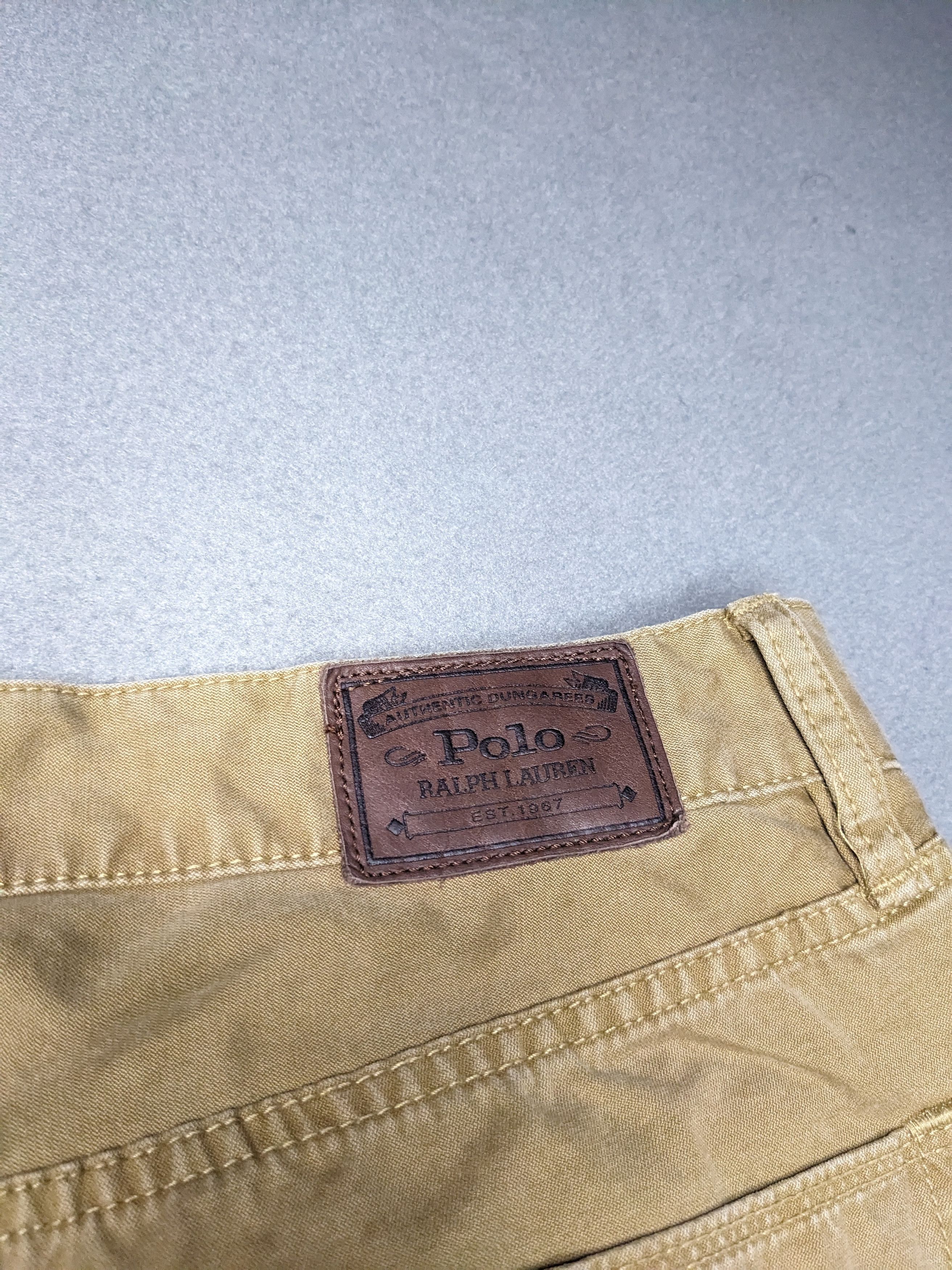 Polo Ralph Lauren Polo Ralph Lauren Dungaree Pants 34x30 Straight Small Pony Size US 34 / EU 50 - 9 Thumbnail
