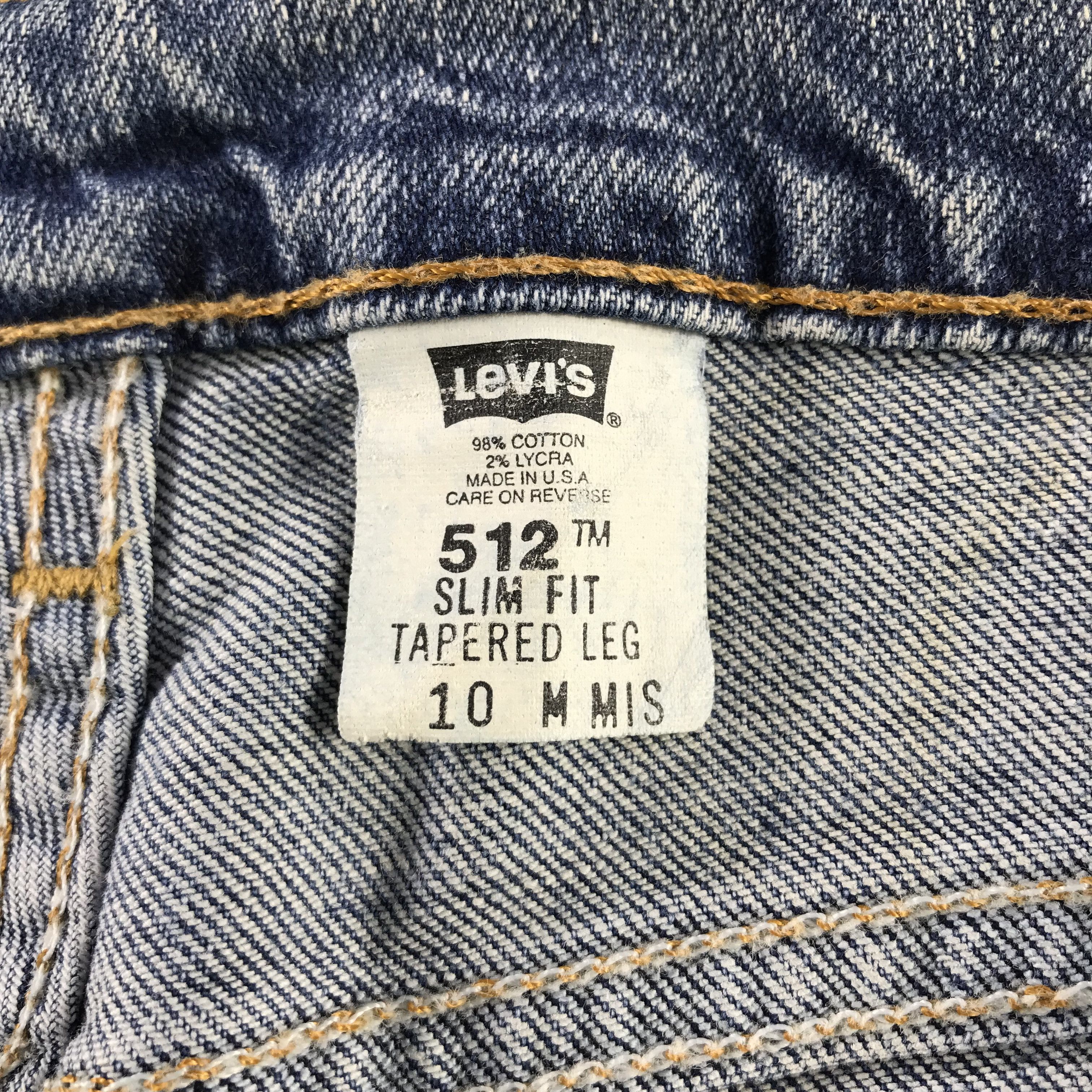 Levi's Vintage Levis 512 Jeans Slim Fit Jeans Size US 28 / EU 44 - 9 Thumbnail