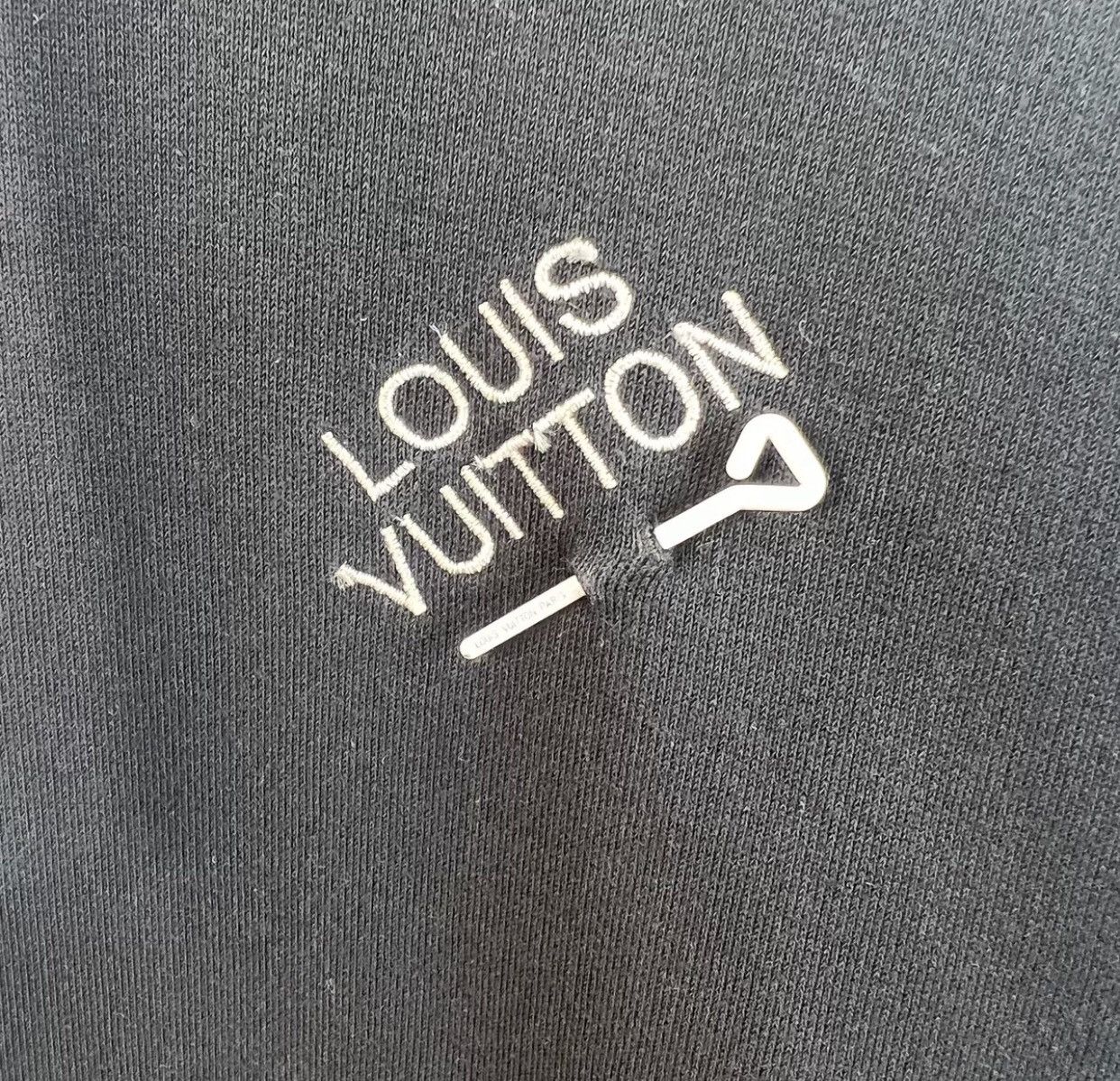 Louis Vuitton LOUIS VUITTON Letter Long Sleeve Hoodie with Pin Sweatshirt Size US S / EU 44-46 / 1 - 5 Thumbnail