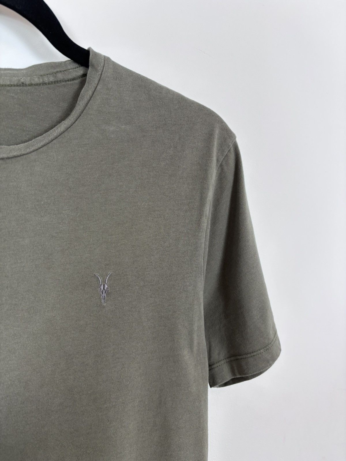 Allsaints AllSaints Brace Tonic Crew Men’s Olive Green T-Shirt Tee Size US S / EU 44-46 / 1 - 5 Thumbnail