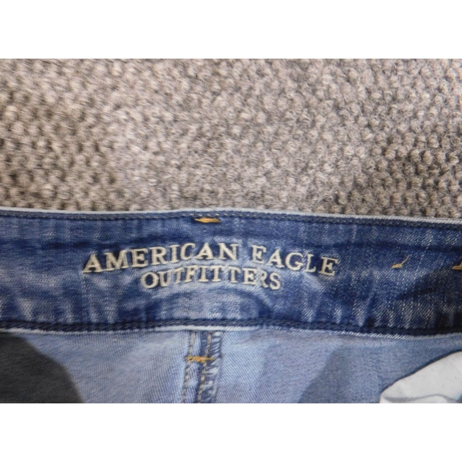 American Eagle Outfitters American Eagle Outfitters Jeans Womens 4 Cropped Denim Stretch Zipper Retro 28in Waist 24in Inseam Blue Size 28" / US 6 / IT 42 - 5 Thumbnail
