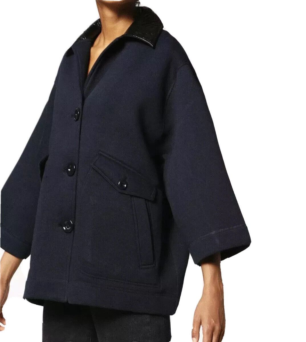 Diesel Vintage Diesel Cracked Leather Collar Kimono Boxy Jacket Size US L / EU 52-54 / 3 - 14 Thumbnail