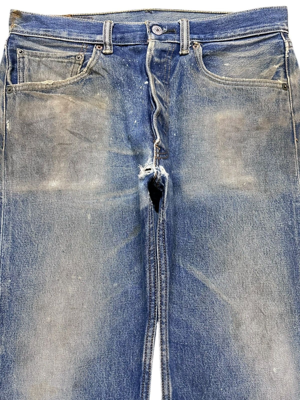Levi's Vintage Clothing Vintage Levi’s 501 Mudwash Distressed Denim Size US 31 - 2 Thumbnail
