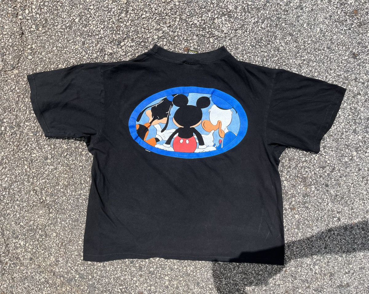 Disney × Vintage Vintage 90s Disney Mickey Mouse Boxy Tee Size US XL / EU 56 / 4 - 3 Thumbnail