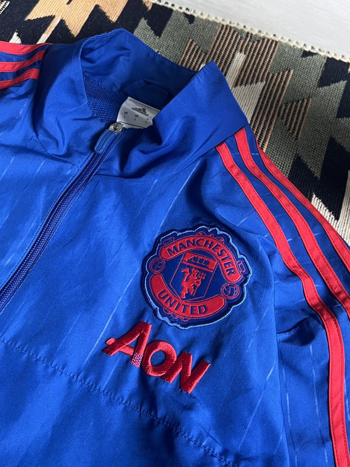 Vintage Vintage Adidas 2015 Manchester United Jacket Size US L / EU 52-54 / 3 - 5 Thumbnail