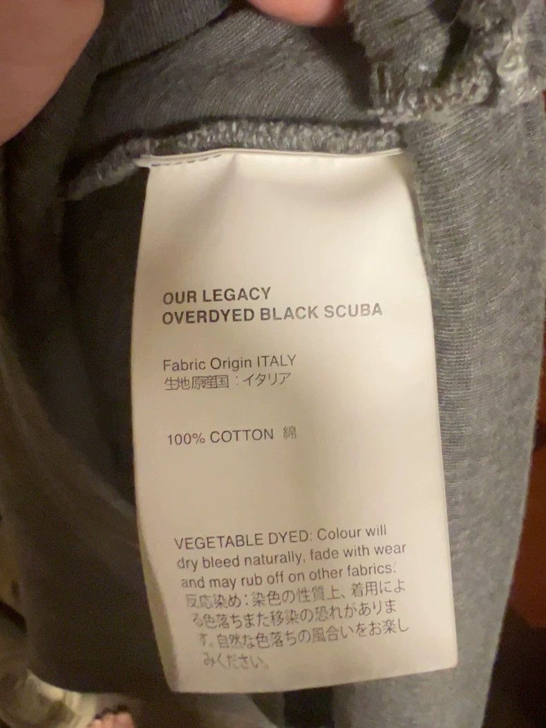 Our Legacy Our Legacy Grey hoodie Size US S / EU 44-46 / 1 - 5 Thumbnail