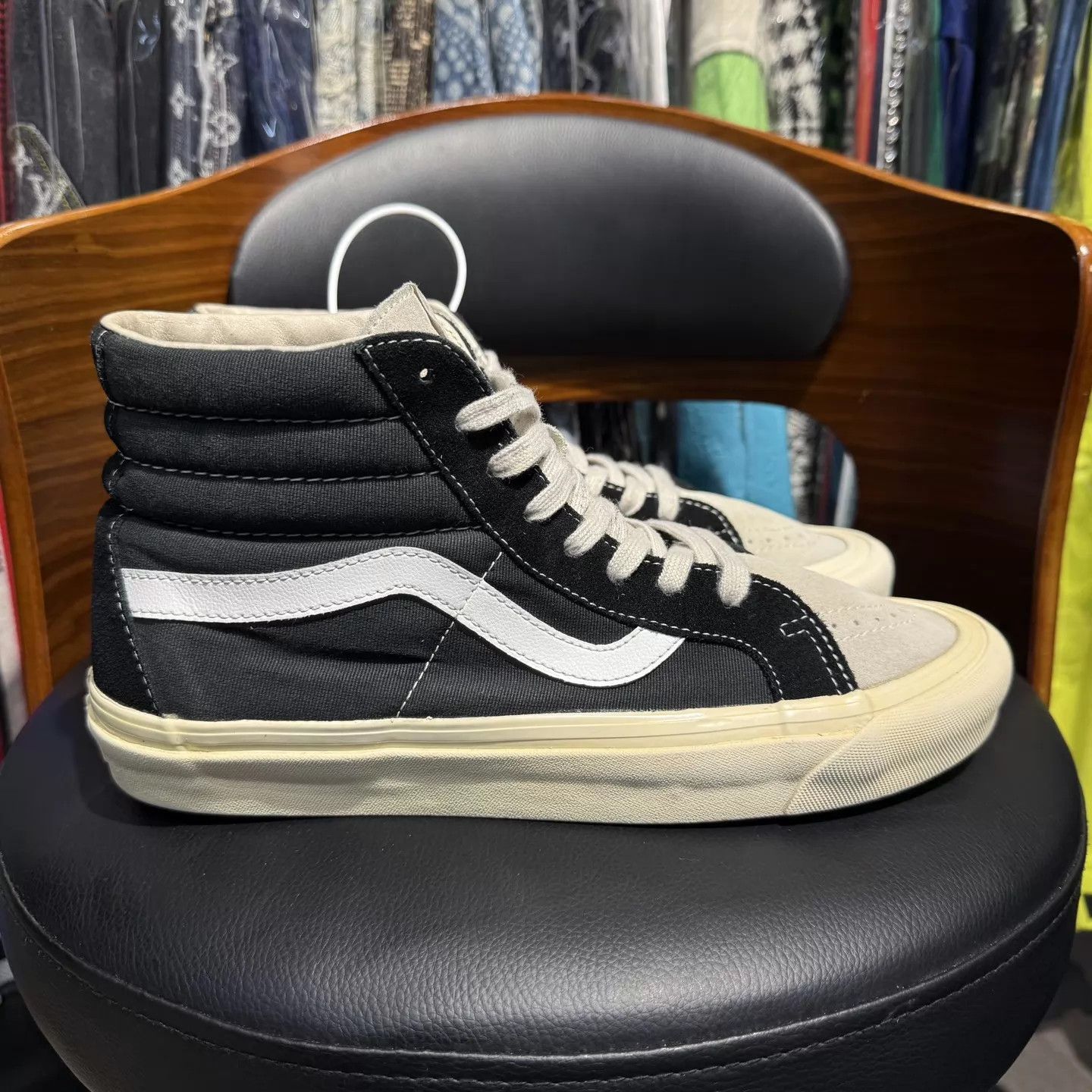 Vans Vans SK8-X Fear of God 43 Black/White/Gray 9.5/10 Size US 9.5 / EU 42-43 - 4 Thumbnail