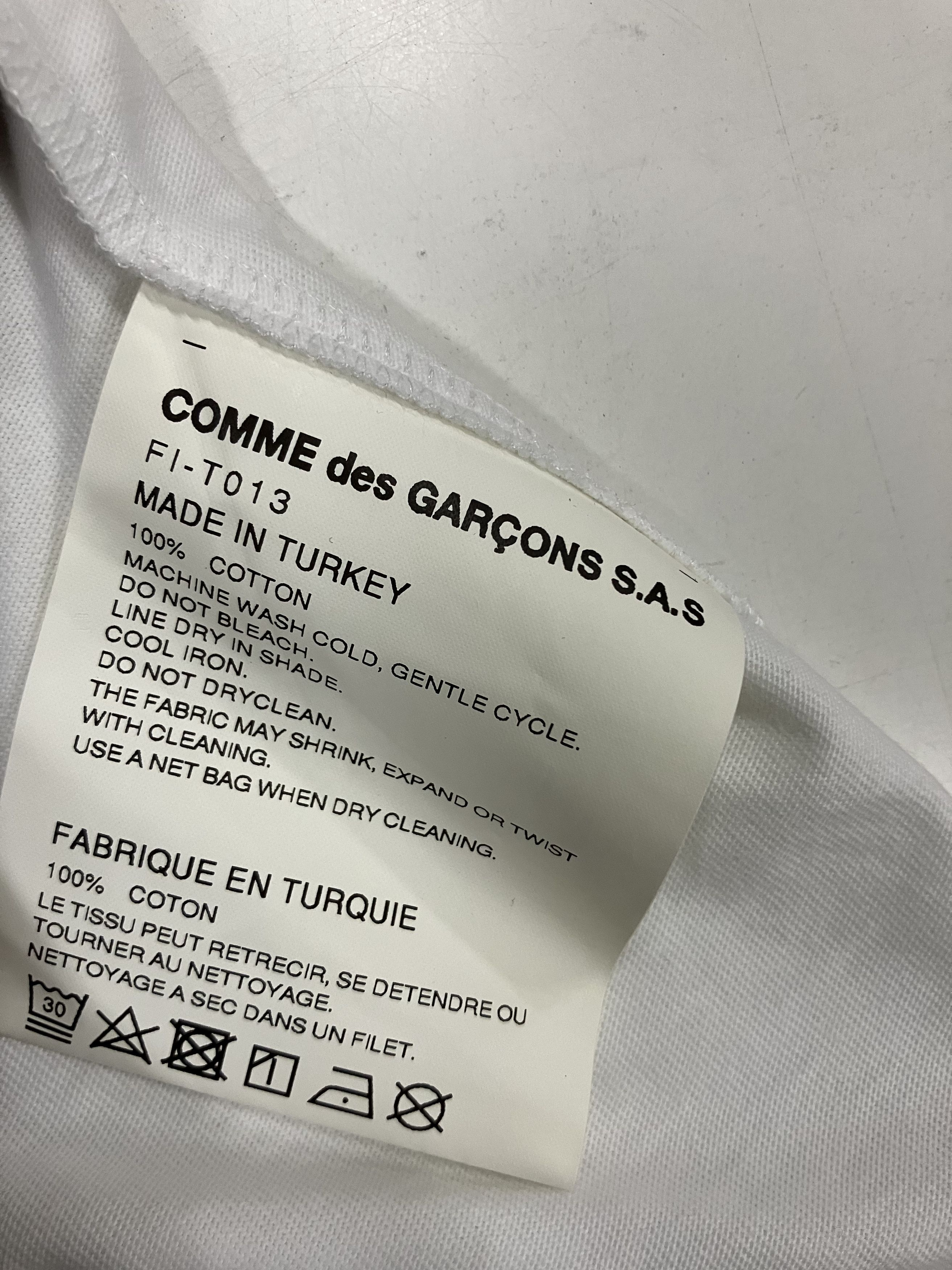 Comme des Garcons SHIRT FI - T013 COMME des GARCONS SHIRT - T-Shirt Size US XL / EU 56 / 4 - 4 Thumbnail