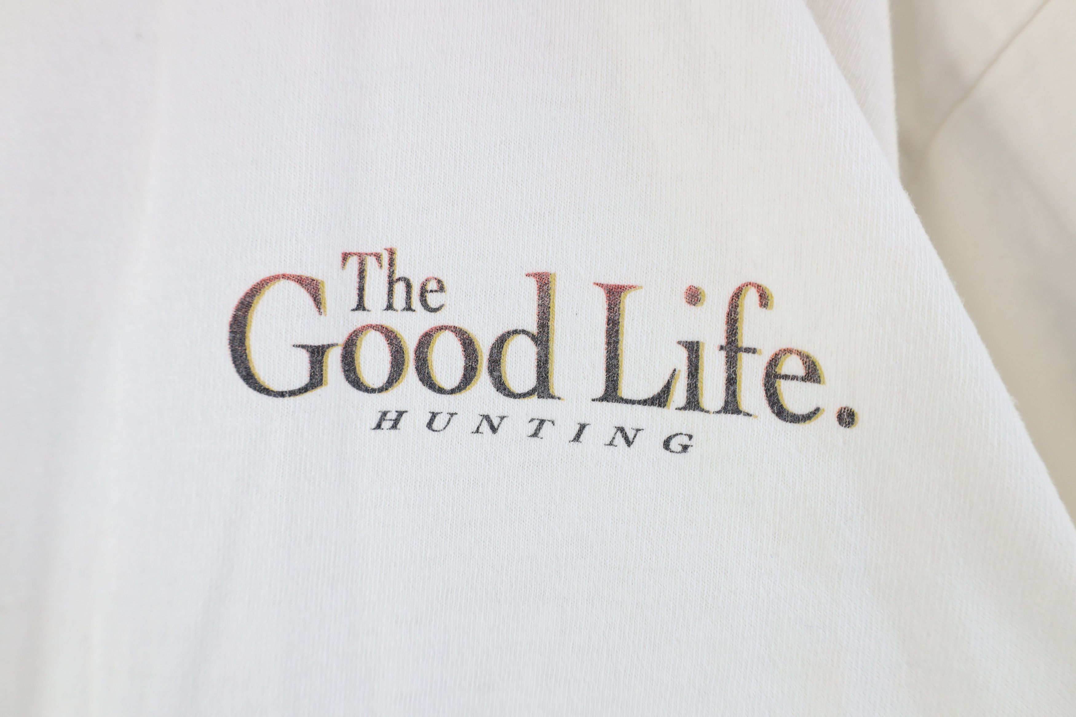 Vintage Vintage 90s Streetwear Life Hunting Nature Deer Buck T-Shirt Size US XL / EU 56 / 4 - 4 Thumbnail