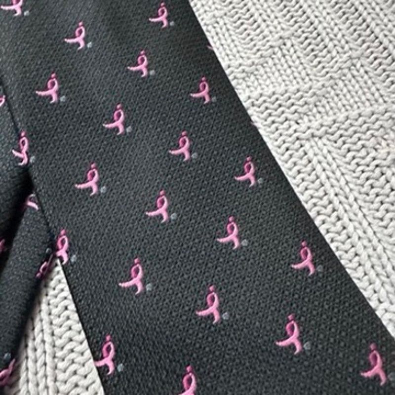 Other Susan G Komen pink ribbon print breast cancer tie Size ONE SIZE - 2 Thumbnail