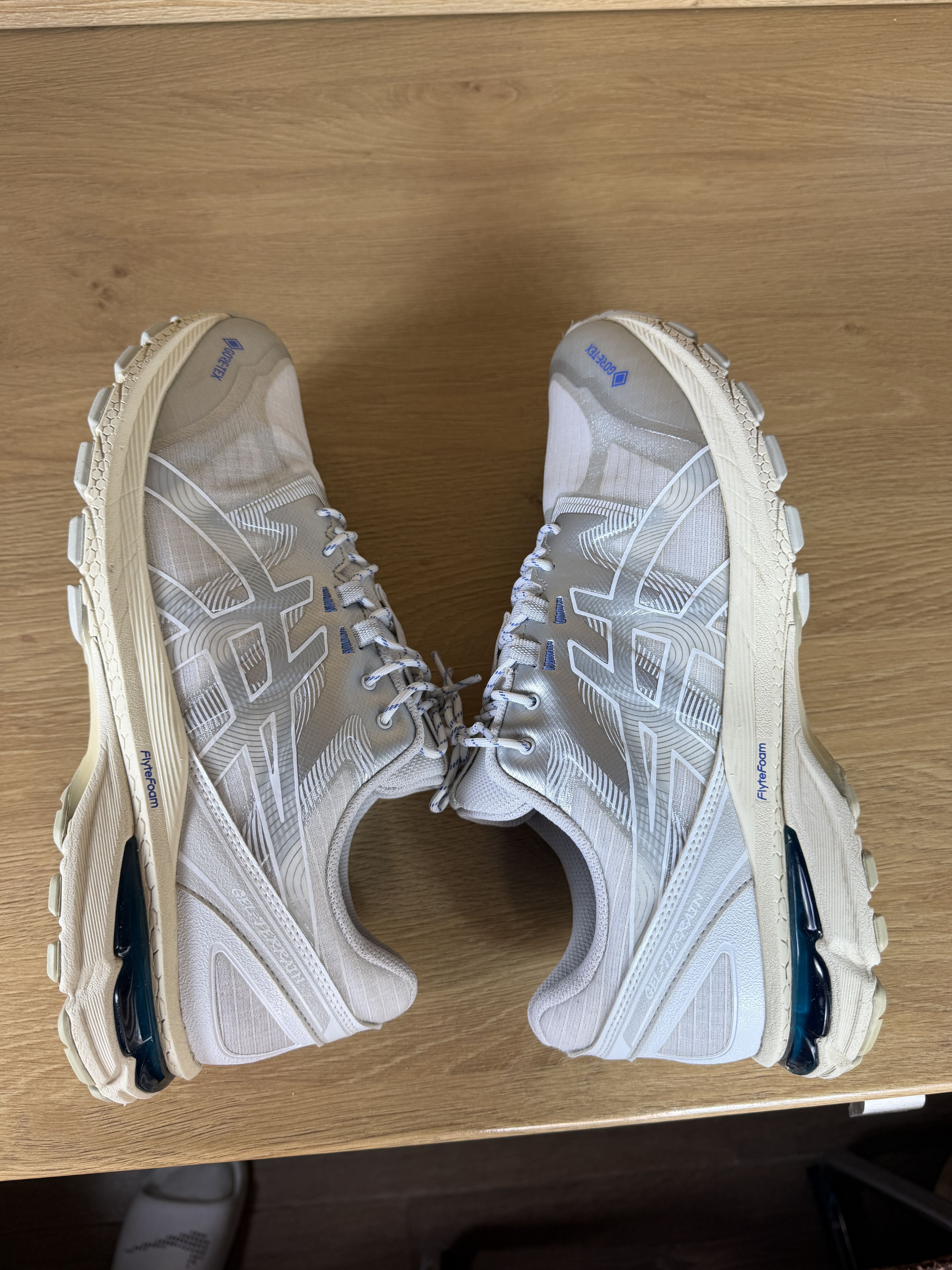 Asics ASICS gel Terrain gore-tex white pure silver us 10 Size US 10 / EU 43 - 11 Thumbnail