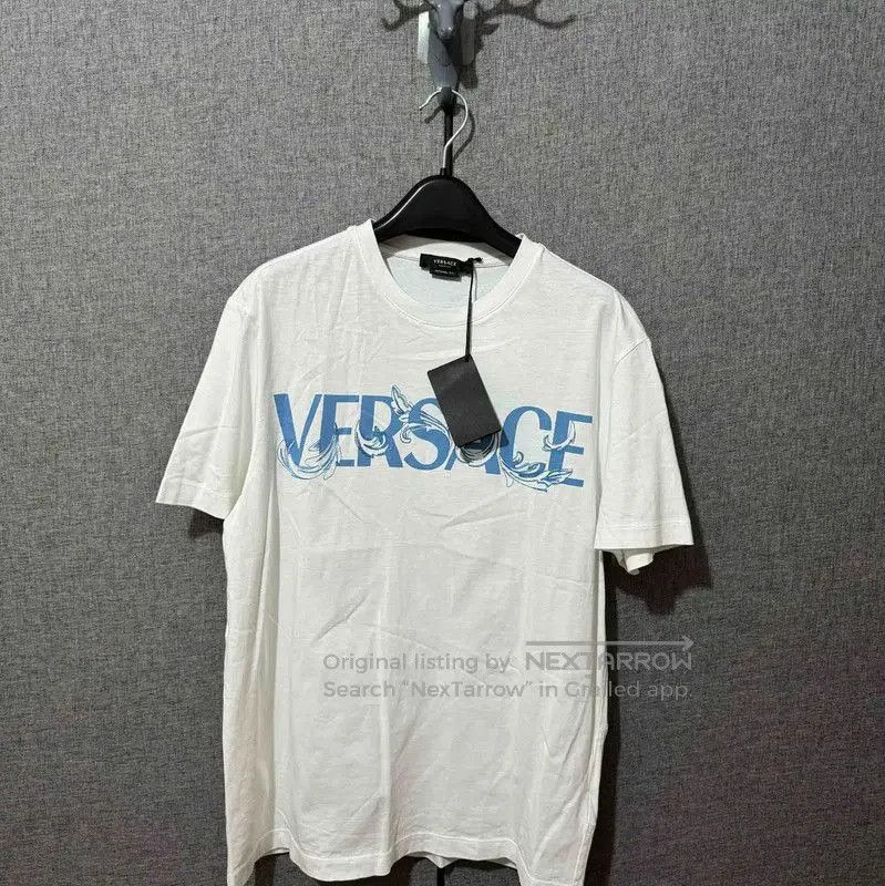 Versace Versace White Cotton Embroidered Logo T-Shirt . Size US XS / EU 42 / 0 - 1 Thumbnail
