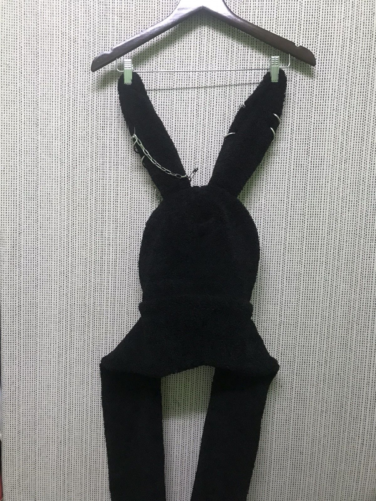 If Six Was Nine punk‼️ vtg y2k raccoon face beanie hat japan street style Size ONE SIZE - 5 Thumbnail