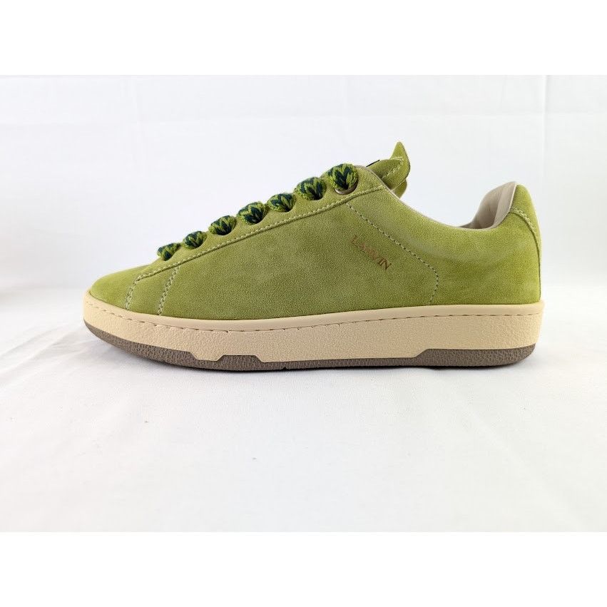 Lanvin o1rshd1 Lite Curb Low Top Sneakers in Asinth Green Size US 9 / EU 42 - 2 Thumbnail