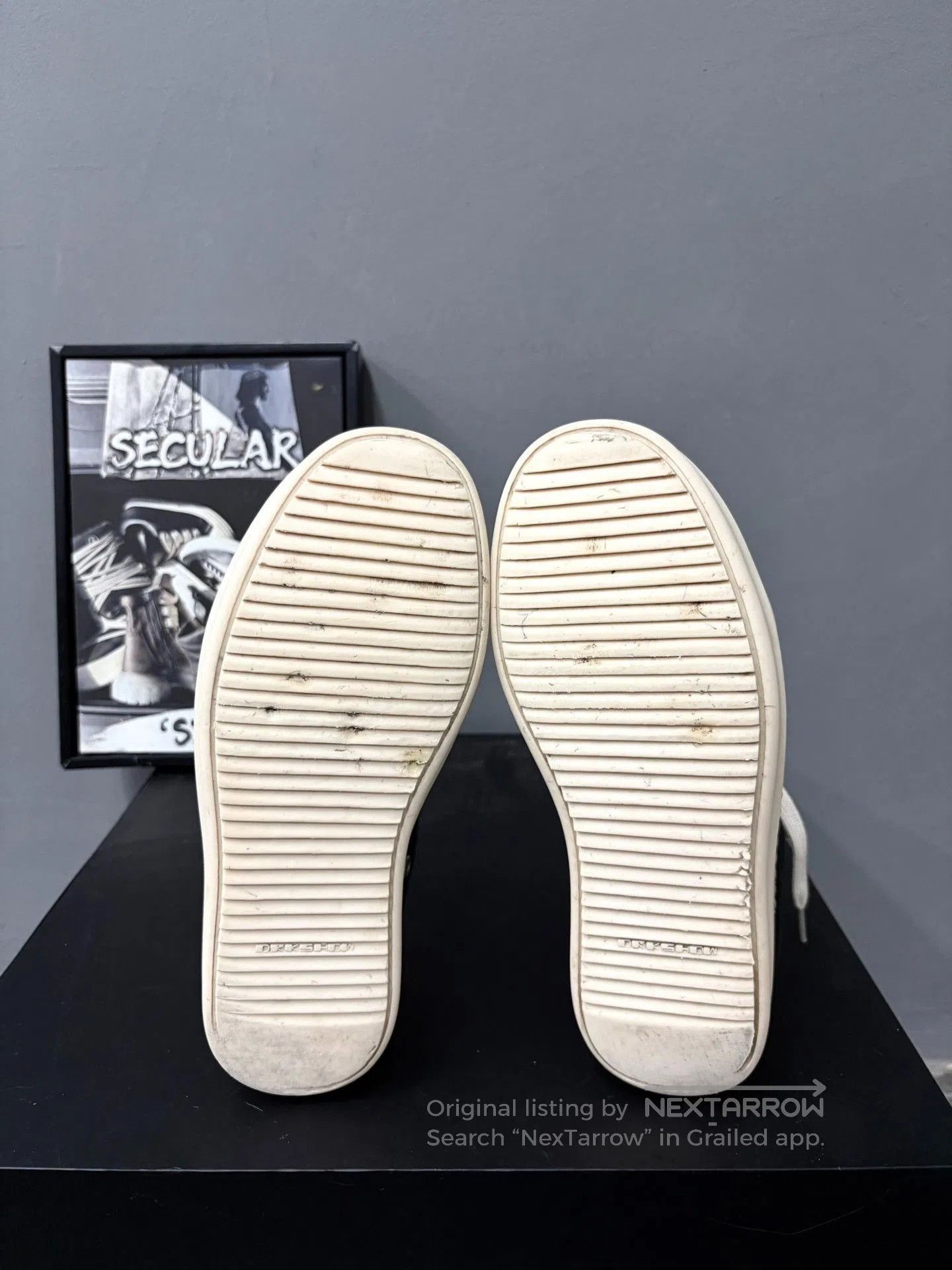 Rick Owens Drkshdw Rick Owens Drkshdw Black White Low. Size US 5 / IT 35 - 8 Thumbnail