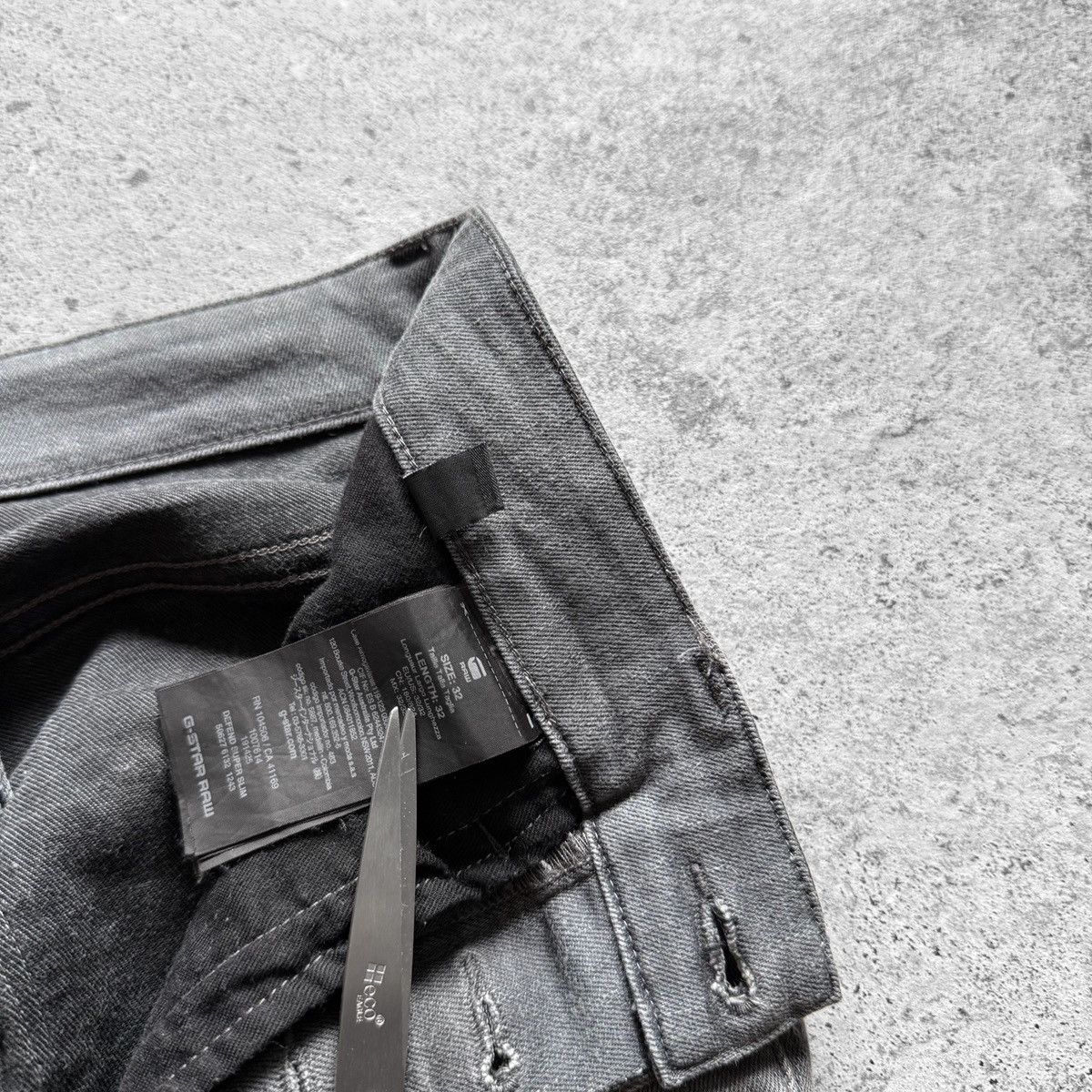 G-Star G-Star Raw Mens Grey Washed Tapered Slim Fit Denim Jeans Size US 32 / EU 48 - 10 Thumbnail