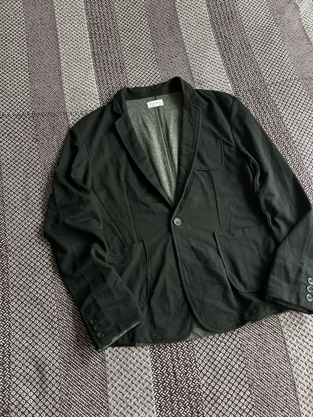 Japanese Brand Mens Blazer One Button KM027 Tokyo Japan 2002 Size XXL Rare Size 44R - 4 Thumbnail