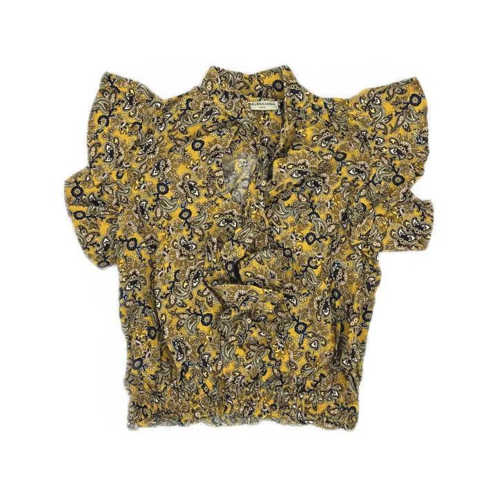 Balenciaga Balenciaga Casual Multi-Color Short Sleeve Top 0079-2507 Size US S / EU 44-46 / 1 - 2 Thumbnail