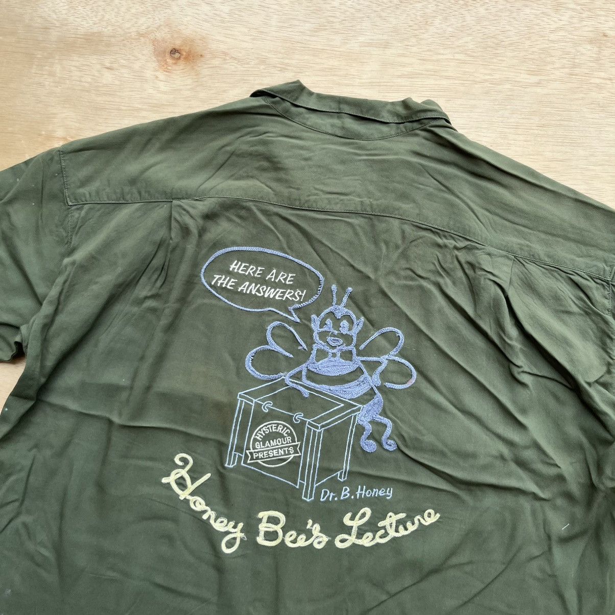 Hysteric Glamour HYSTERIC GLAMOUR BOY OPEN COLLAR SHIRT JAPANESE BRAND VTG Size US S / EU 44-46 / 1 - 2 Thumbnail