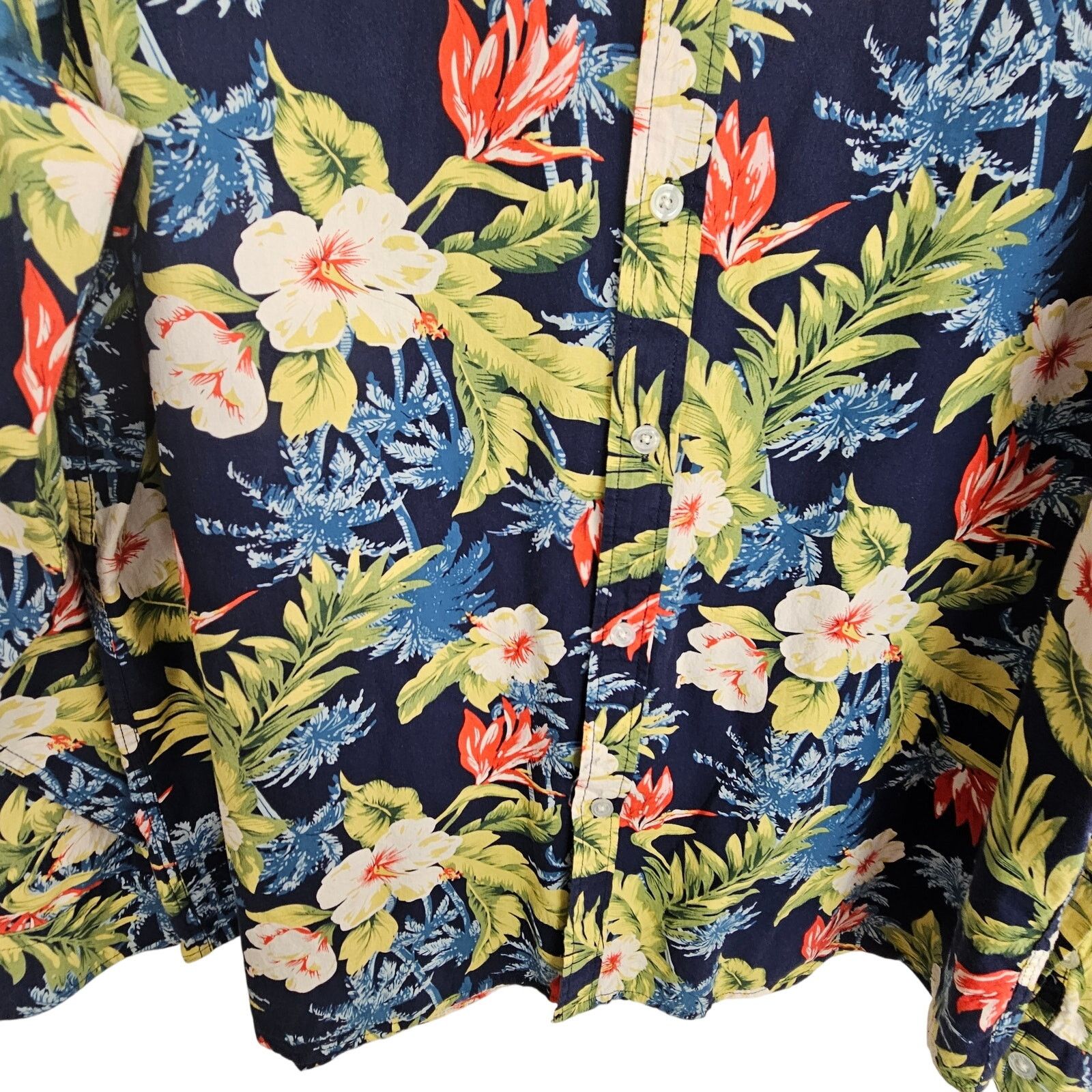 Tundra Tunevuse Mens Floral Button Shirt Size XXL Preppy Tropical Size US XXL / EU 58 / 5 - 3 Thumbnail