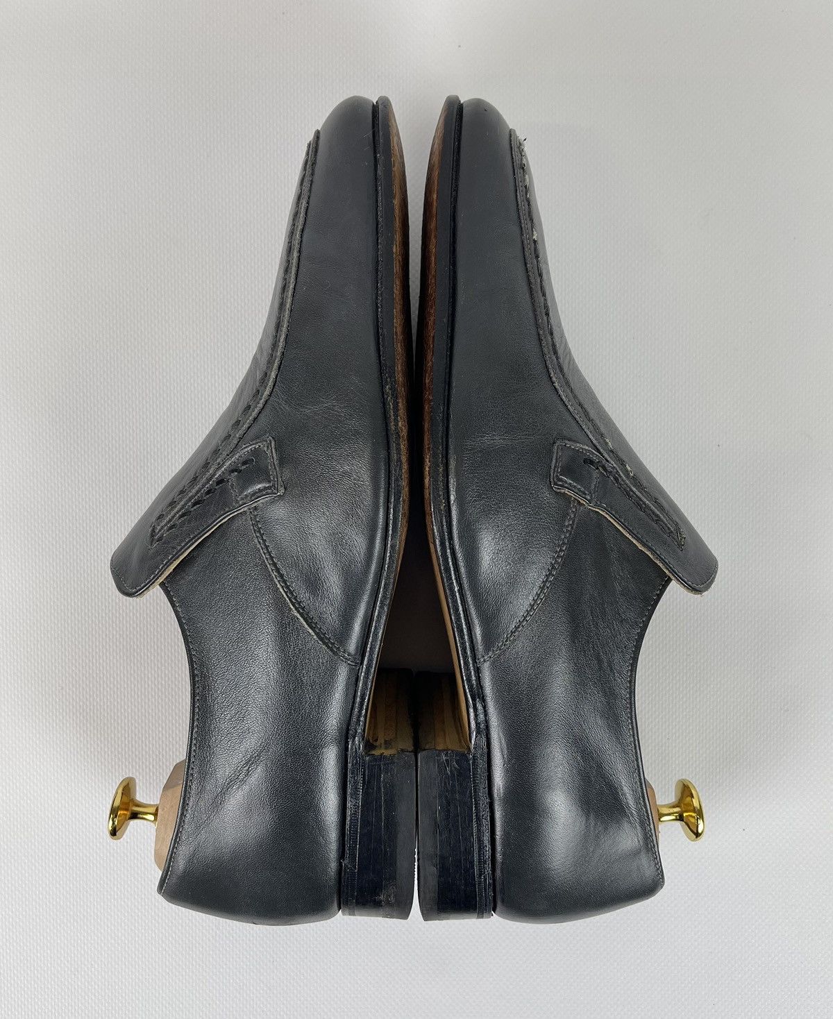 Loake Loake England Slip On Loafers Casual Leather Shoes Grey Size US 9.5 / EU 42-43 - 7 Thumbnail