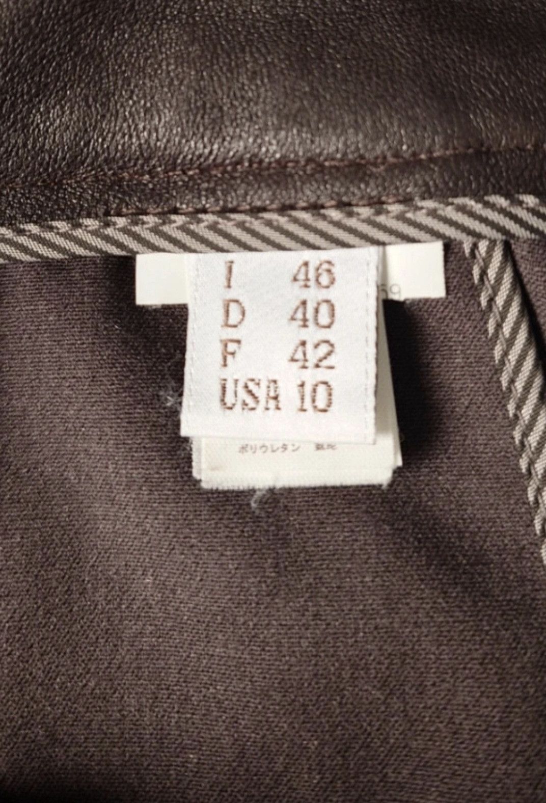 Brunello Cucinelli Brunello Cucinelli Brown Leather Panel Slim Fit Trousers Size 32" / US 10 / IT 46 - 3 Thumbnail