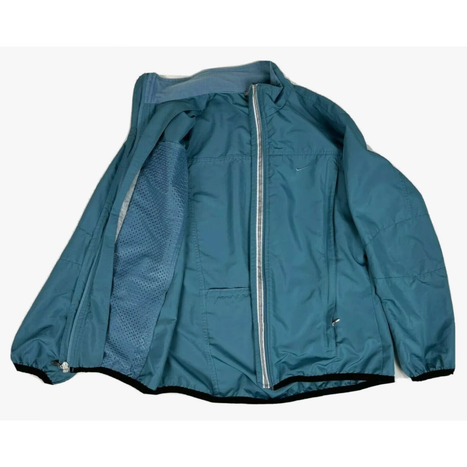 Nike Nike Women's XS Vintage Full Zip Windbreaker Jacket Sz XS Blue Windbreaker Sports Running & Jogging Size XS / US 0-2 / IT 36-38 - 3 Thumbnail