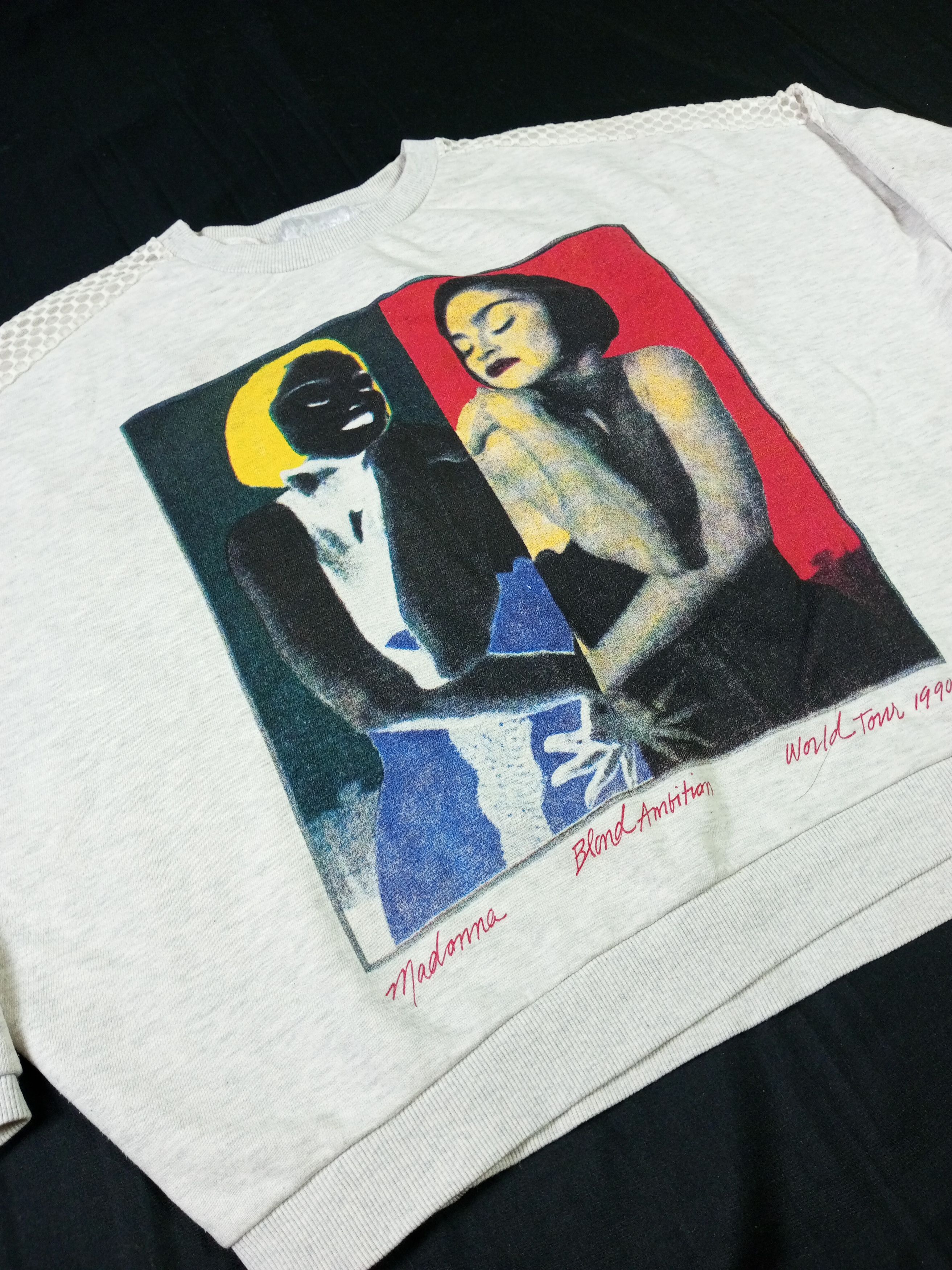 Band Tees × Vintage Vintage Madonna Blond Ambition 1990 Tour Promo Shirt Size XL / US 12-14 / IT 48-50 - 6 Thumbnail