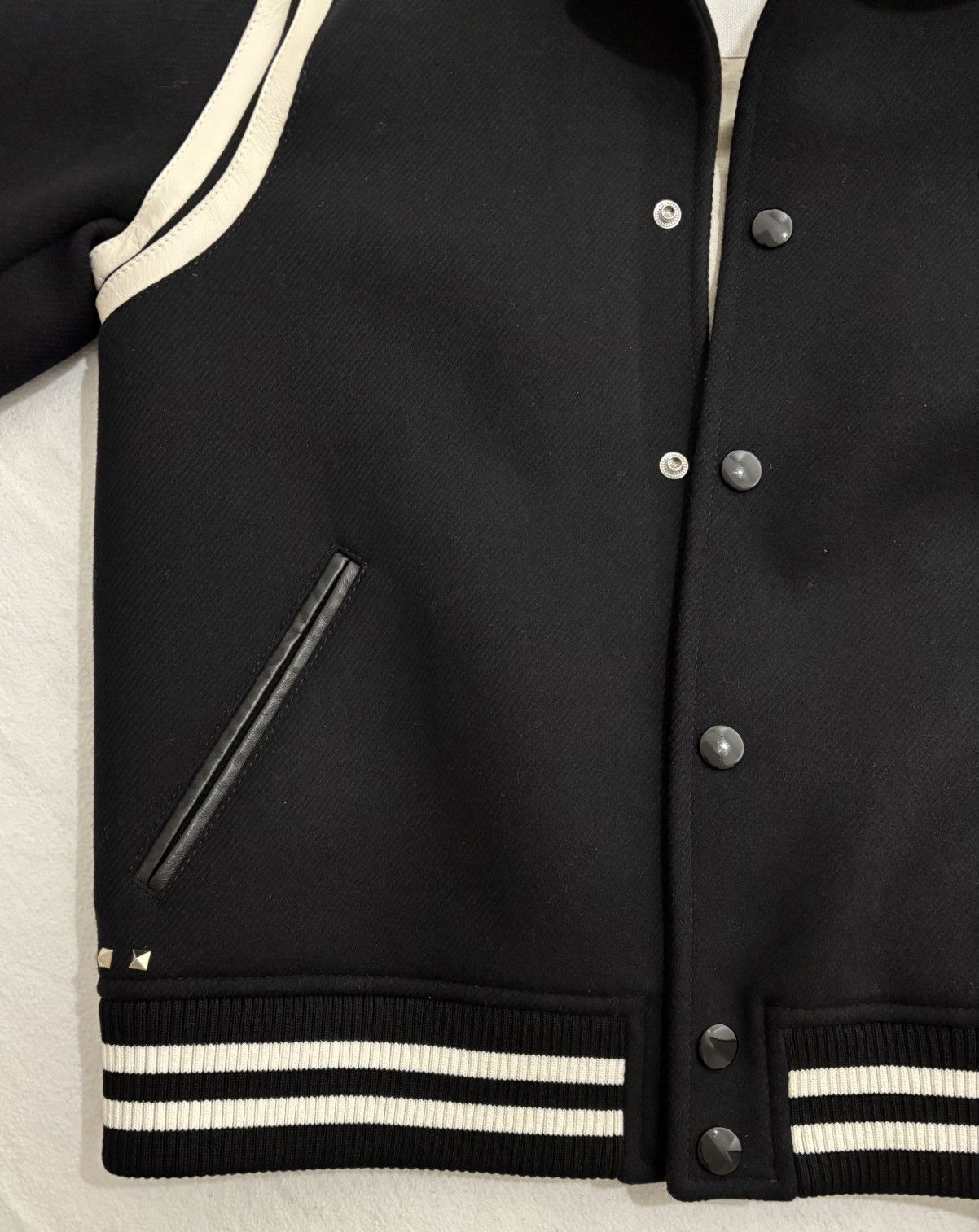 Valentino Varsity Jacket Rockstud Untitled Size US M / EU 48-50 / 2 - 4 Thumbnail