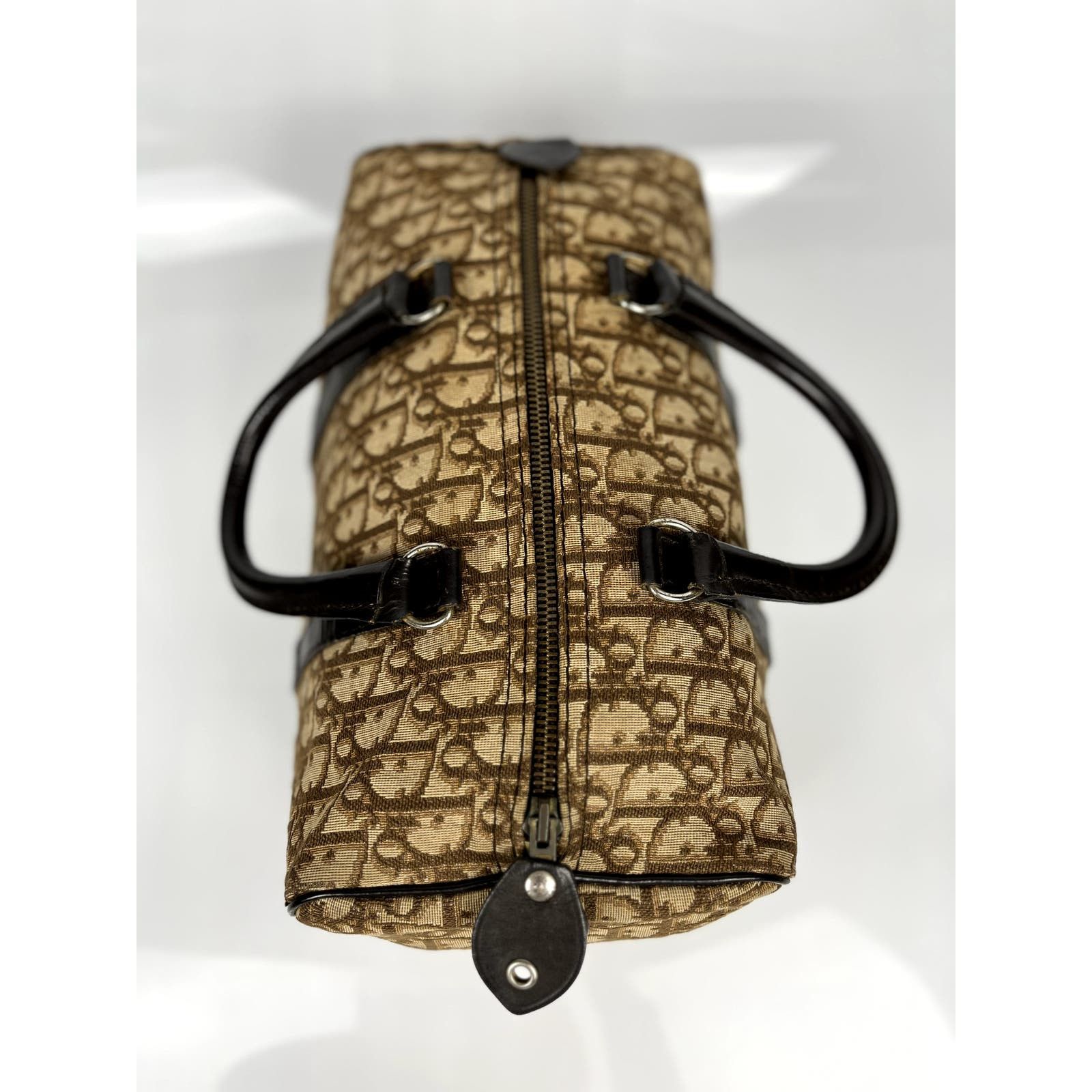 Dior Dior Brown Trotter Canvas Boston Duffle Bag Size ONE SIZE - 6 Thumbnail